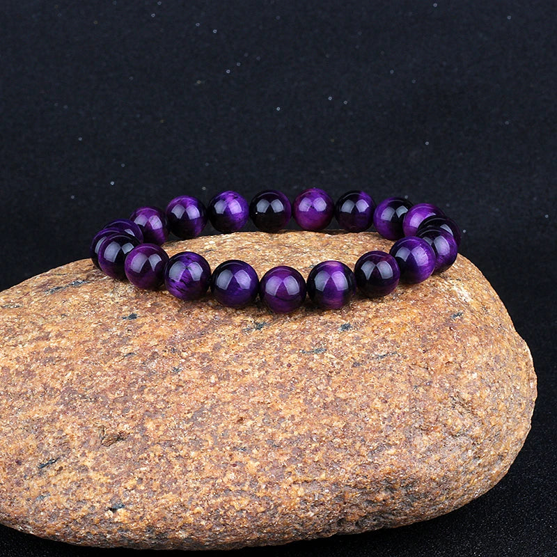 Royal Purple Tiger Eye Bracelet