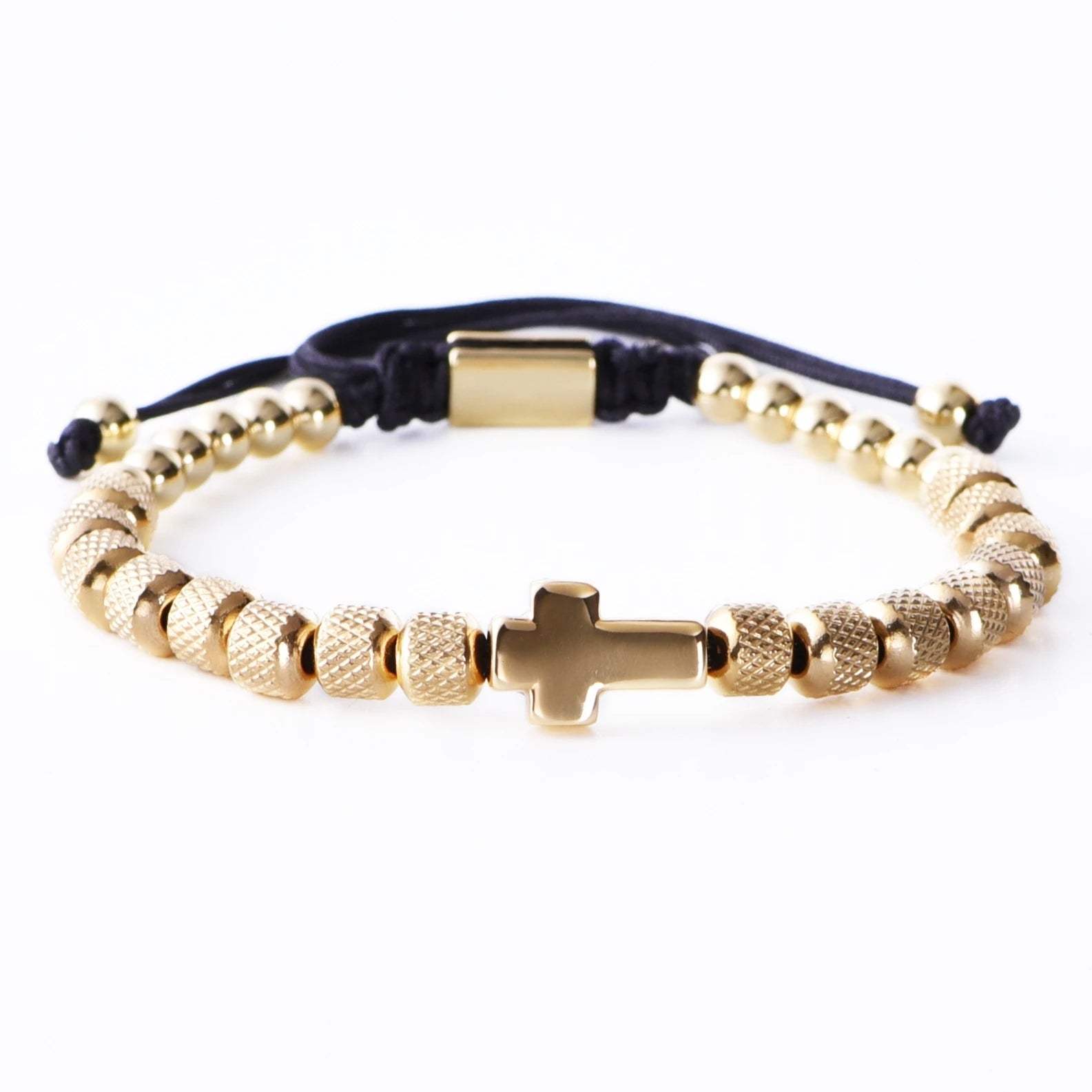 Faith Cross Beaded Bracelet