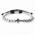 Faith Cross Beaded Bracelet