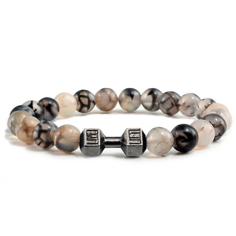 Fitness Power Bead Bracelet