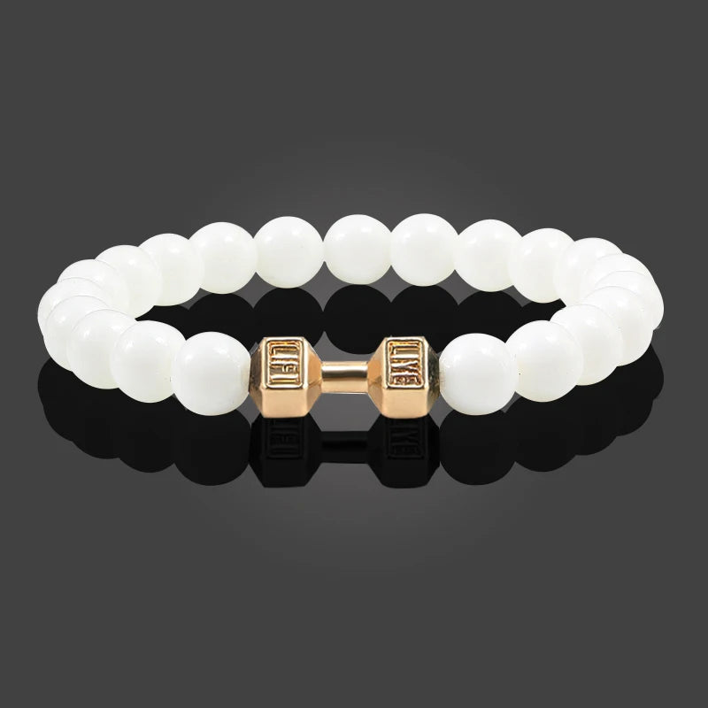 Fitness Power Bead Bracelet