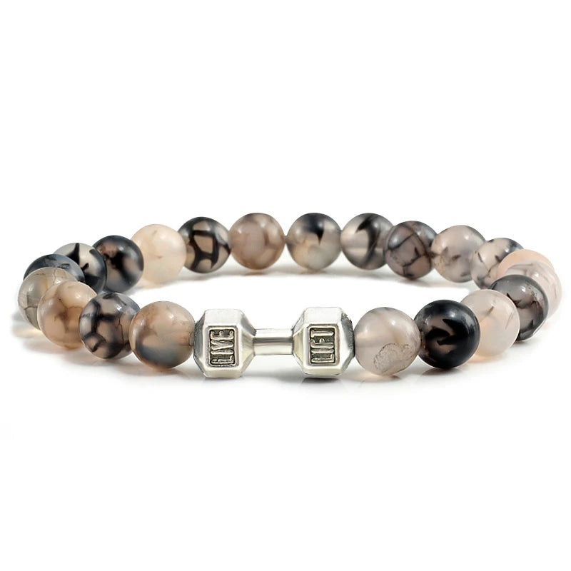 Fitness Power Bead Bracelet