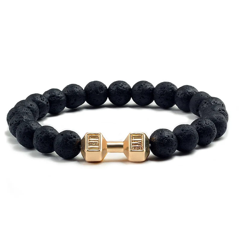 Fitness Power Bead Bracelet
