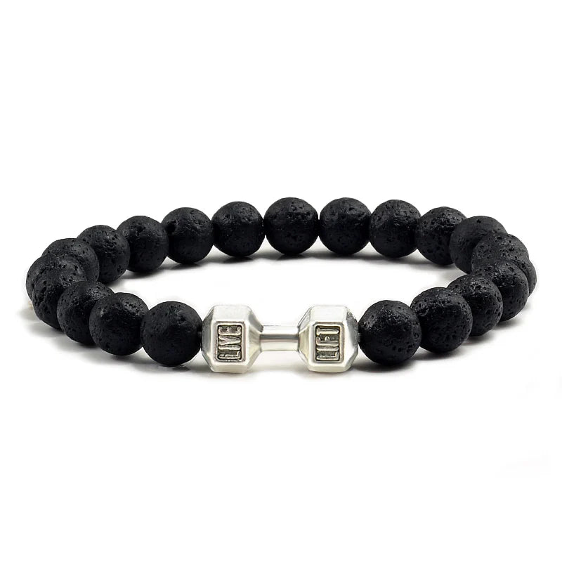 Fitness Power Bead Bracelet