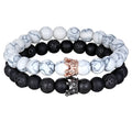 Royal Crown Stone Bracelet Set