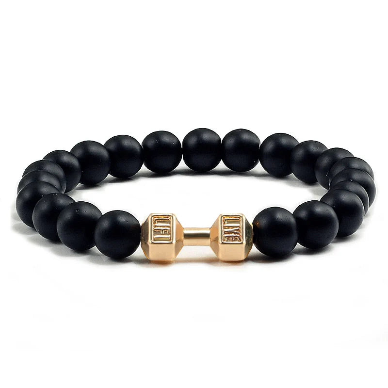 Fitness Power Bead Bracelet
