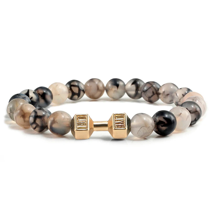 Fitness Power Bead Bracelet