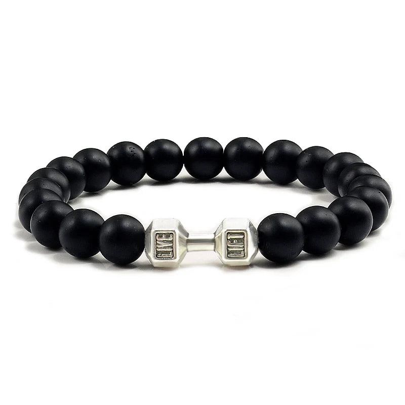 Fitness Power Bead Bracelet
