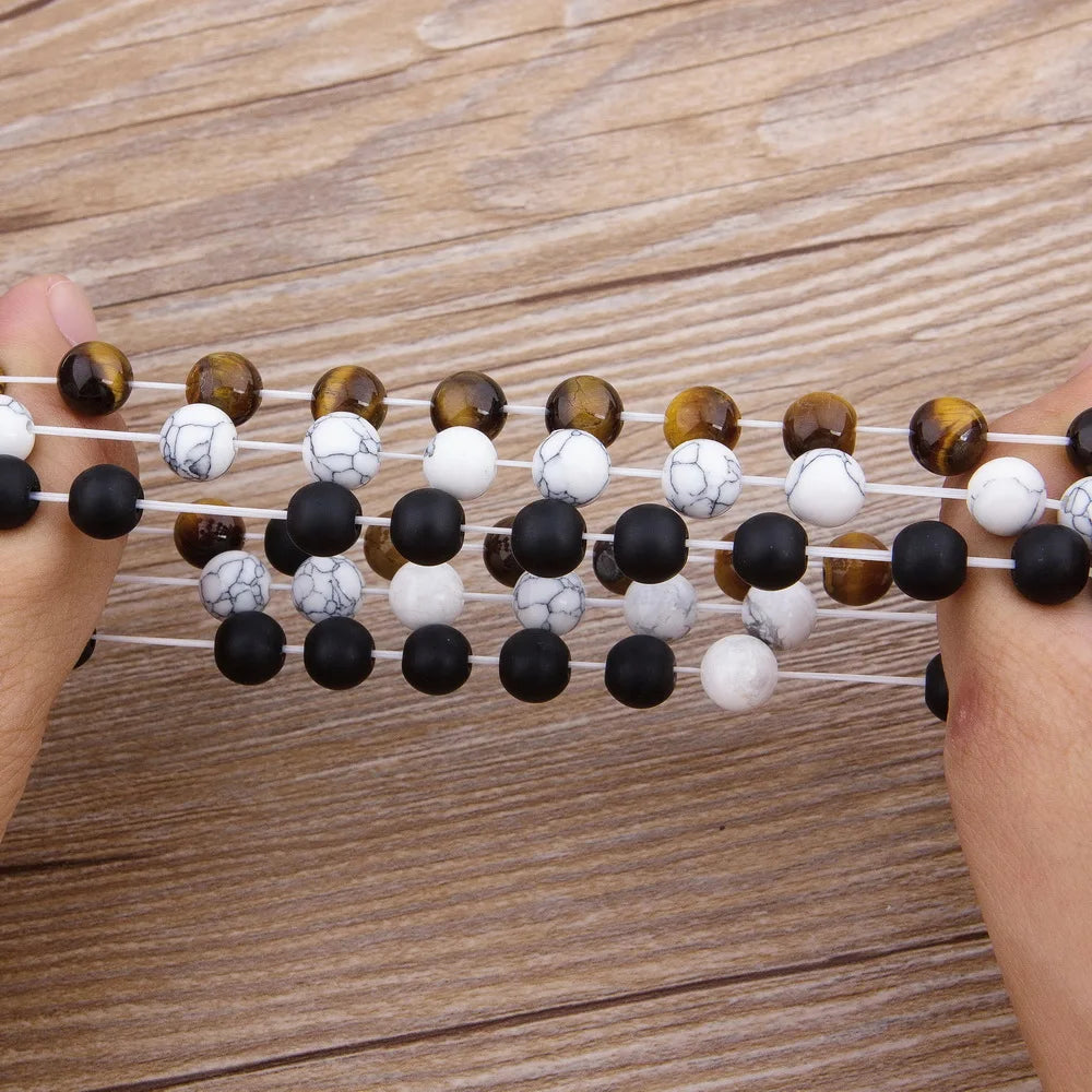 Royal Crown Stone Bracelet Set