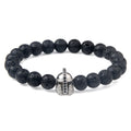 Spartan Lava Stone Bracelet