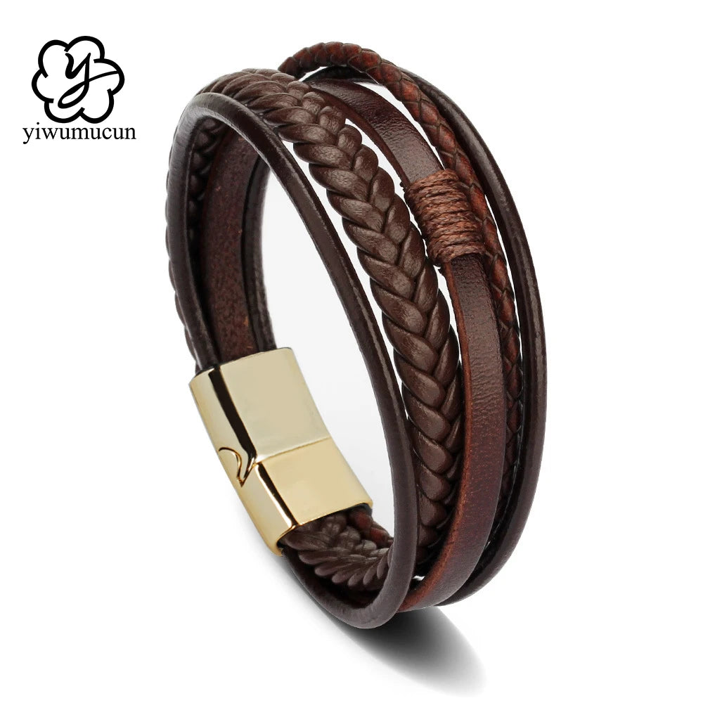 Premium Braided Leather Bracelet