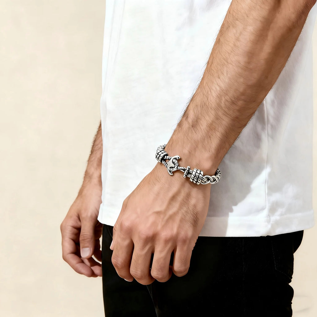 Marine Anchor Bracelet