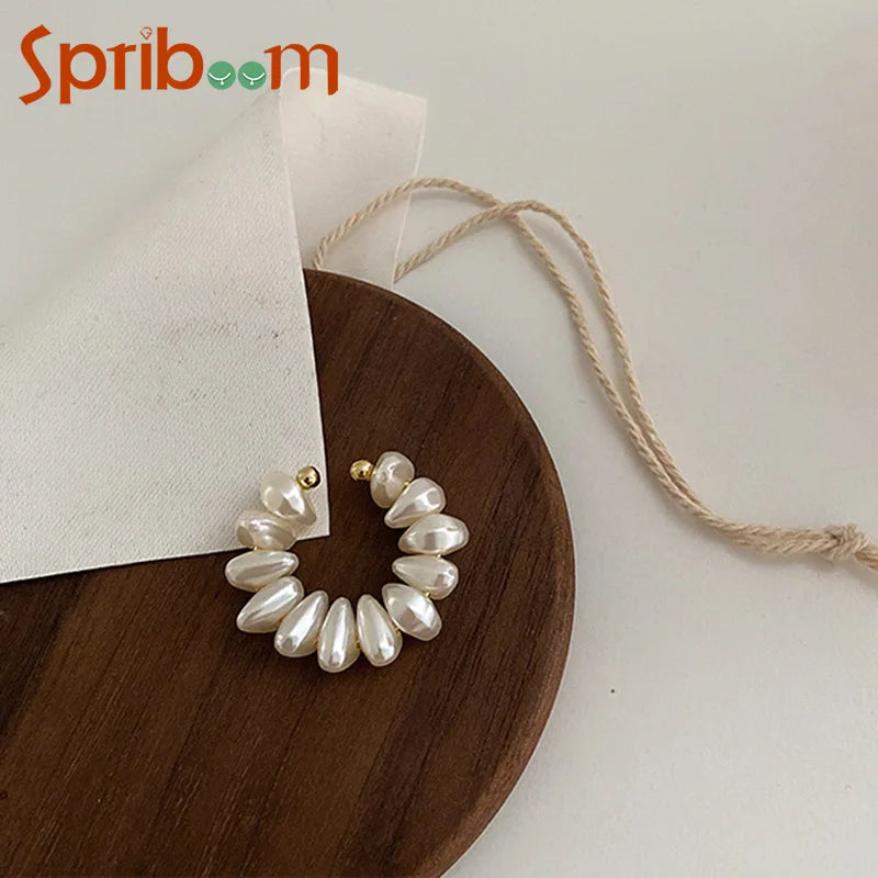 Elegant Pearl Ear Cuff