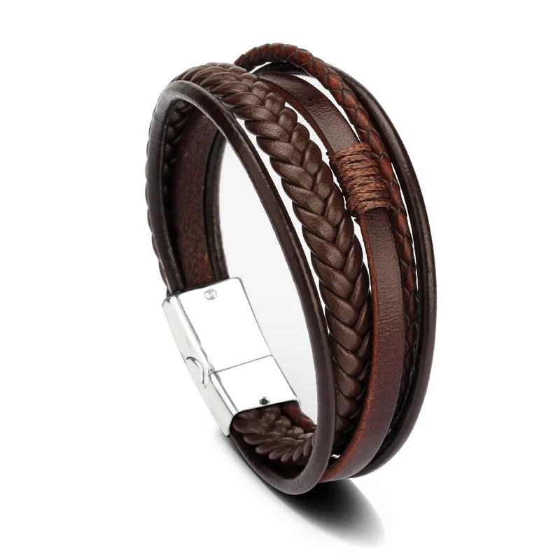 Premium Braided Leather Bracelet