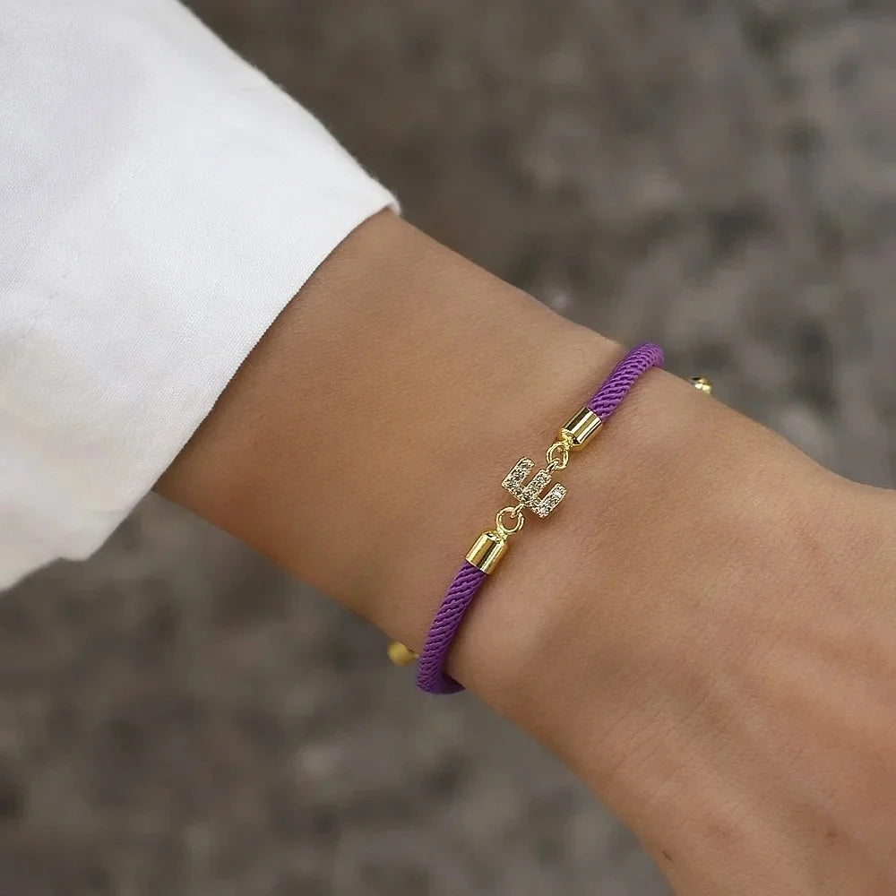Personalized Initial Charm Bracelet