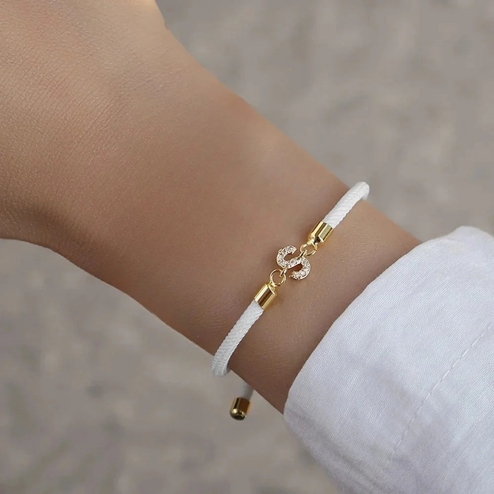 Personalized Initial Charm Bracelet