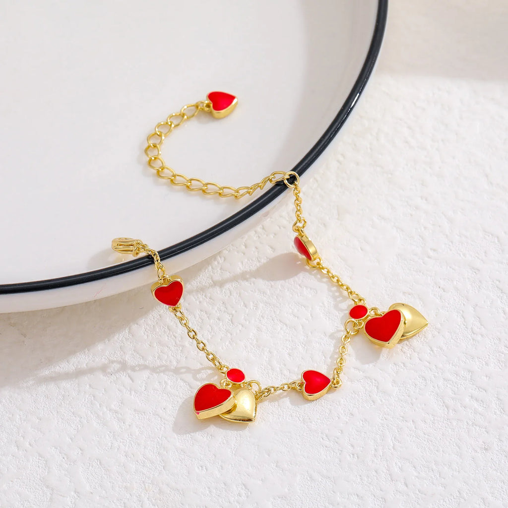 Sweet Heart Charm Bracelet