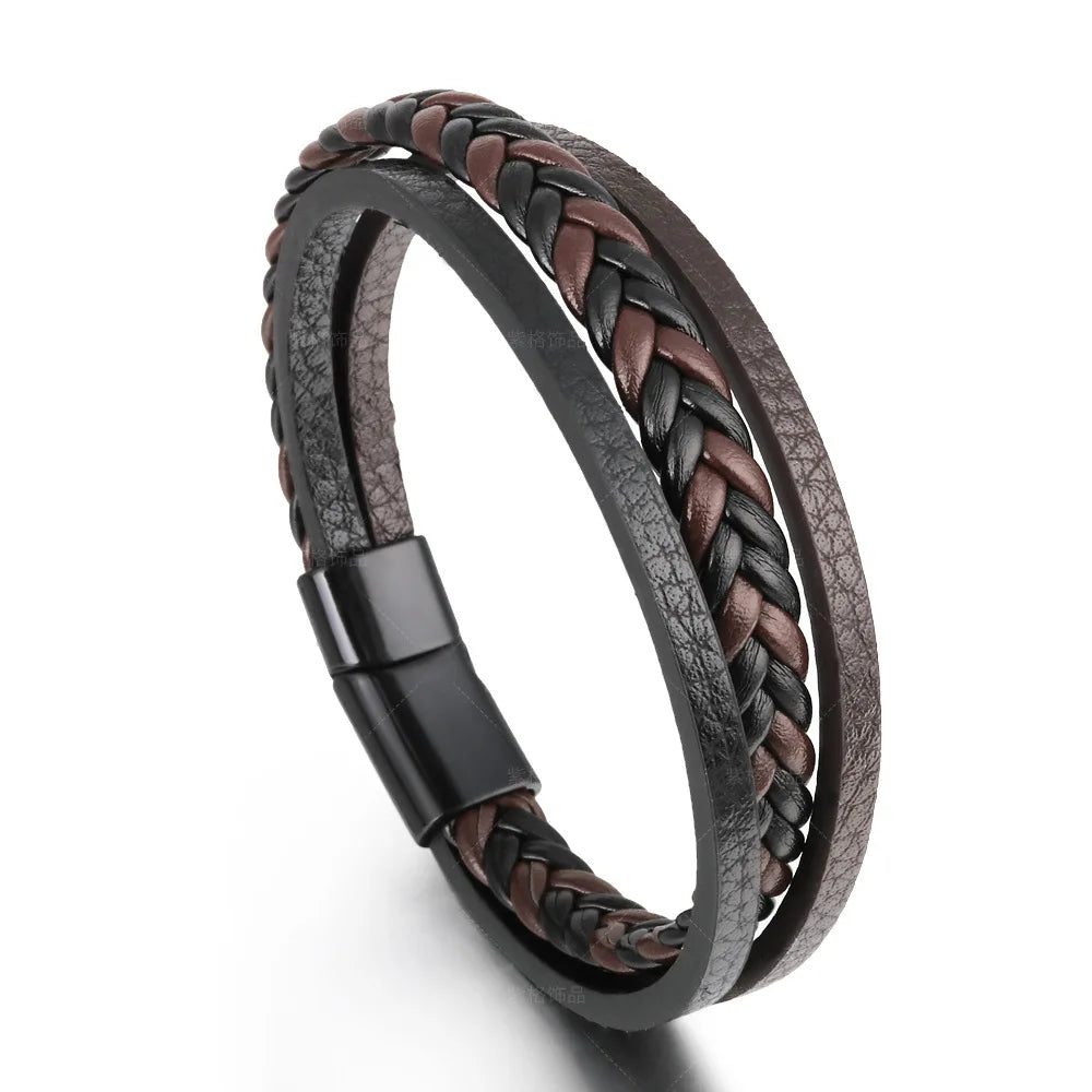 Premium Braided Leather Bracelet