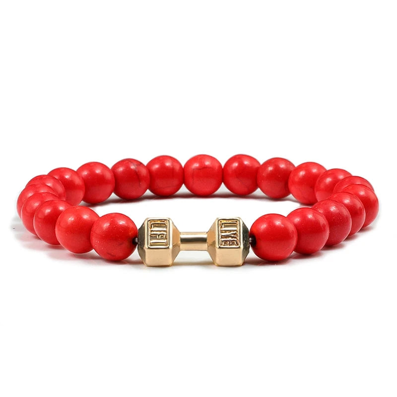 Fitness Power Bead Bracelet