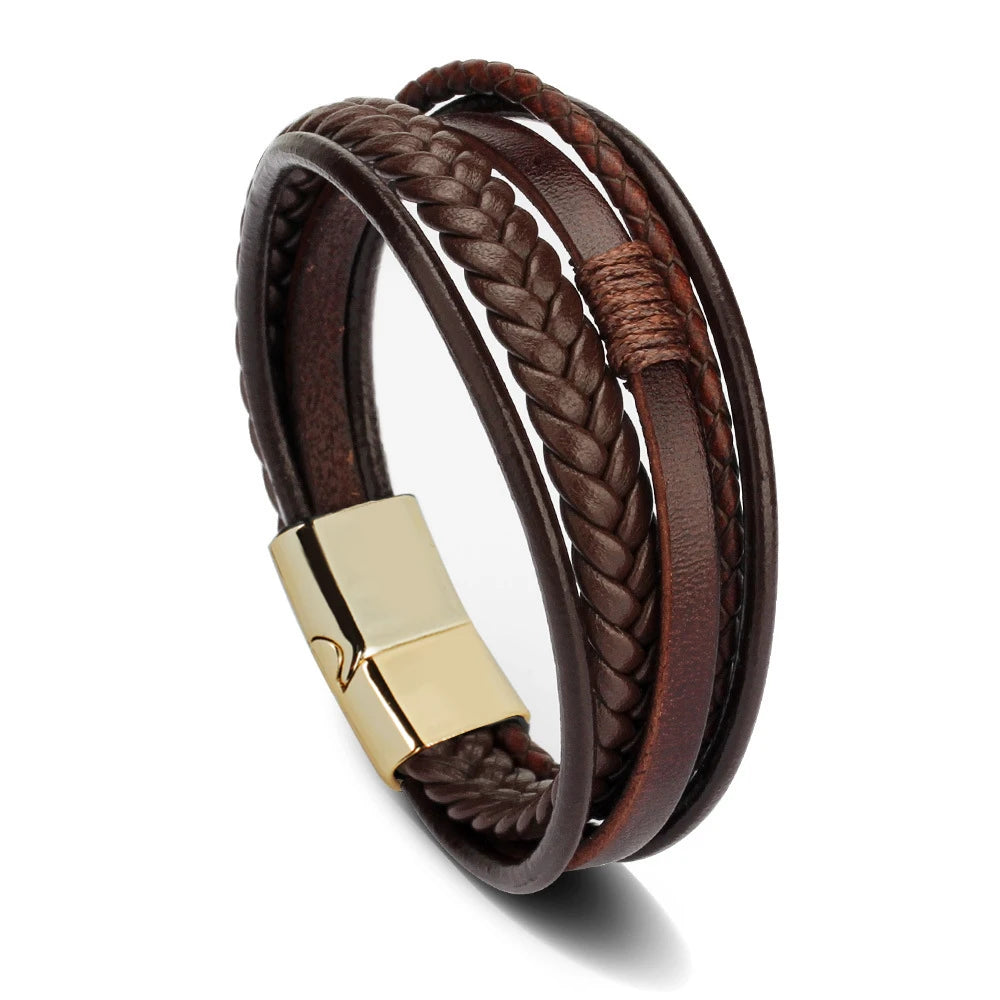 Premium Braided Leather Bracelet