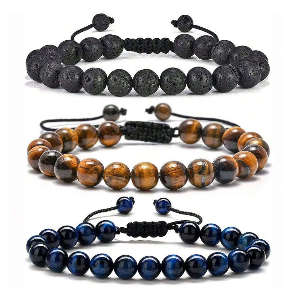 Natural Tiger Eye Bead Bracelet
