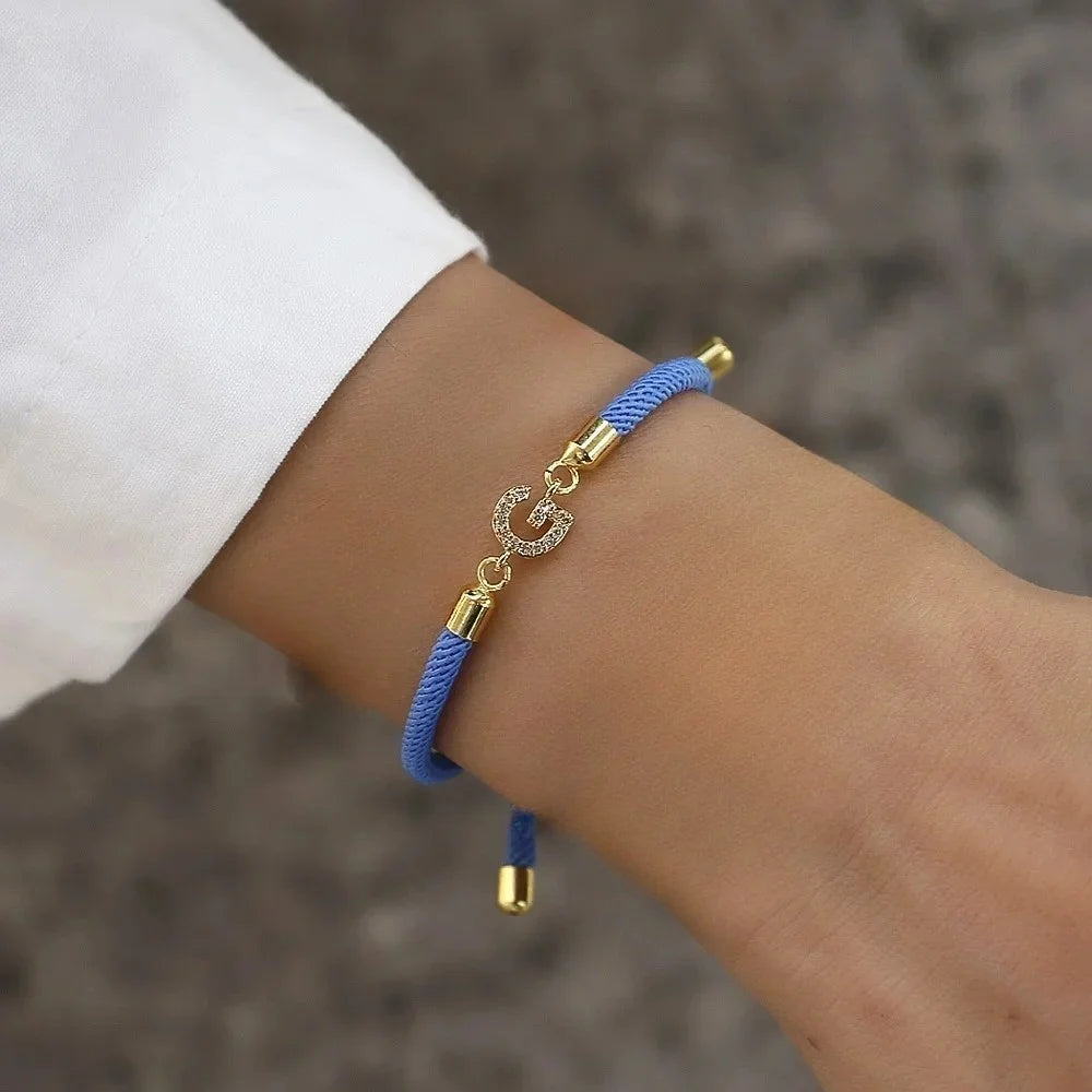 Personalized Initial Charm Bracelet