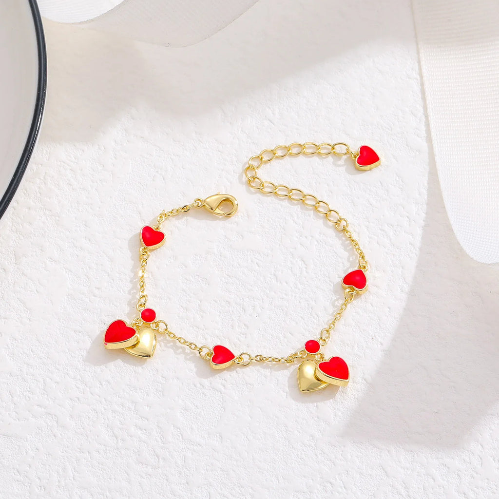 Sweet Heart Charm Bracelet