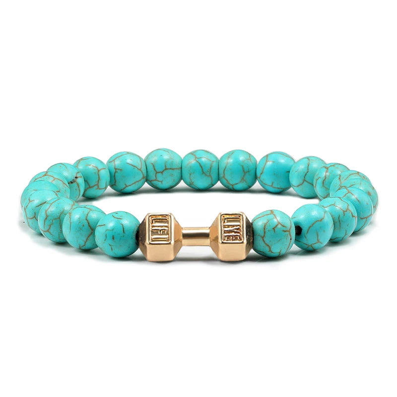 Fitness Power Bead Bracelet