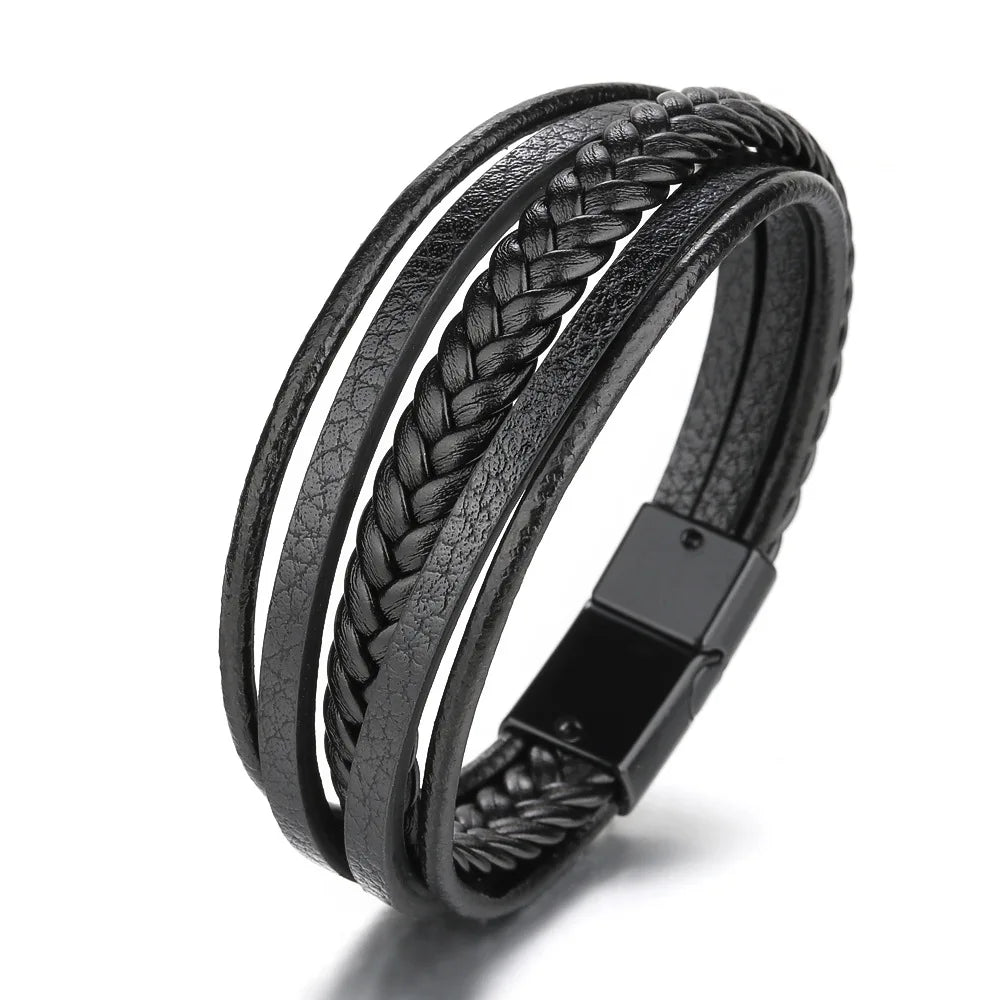 Premium Braided Leather Bracelet