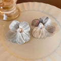 Luxury Pearl Flower Earrings