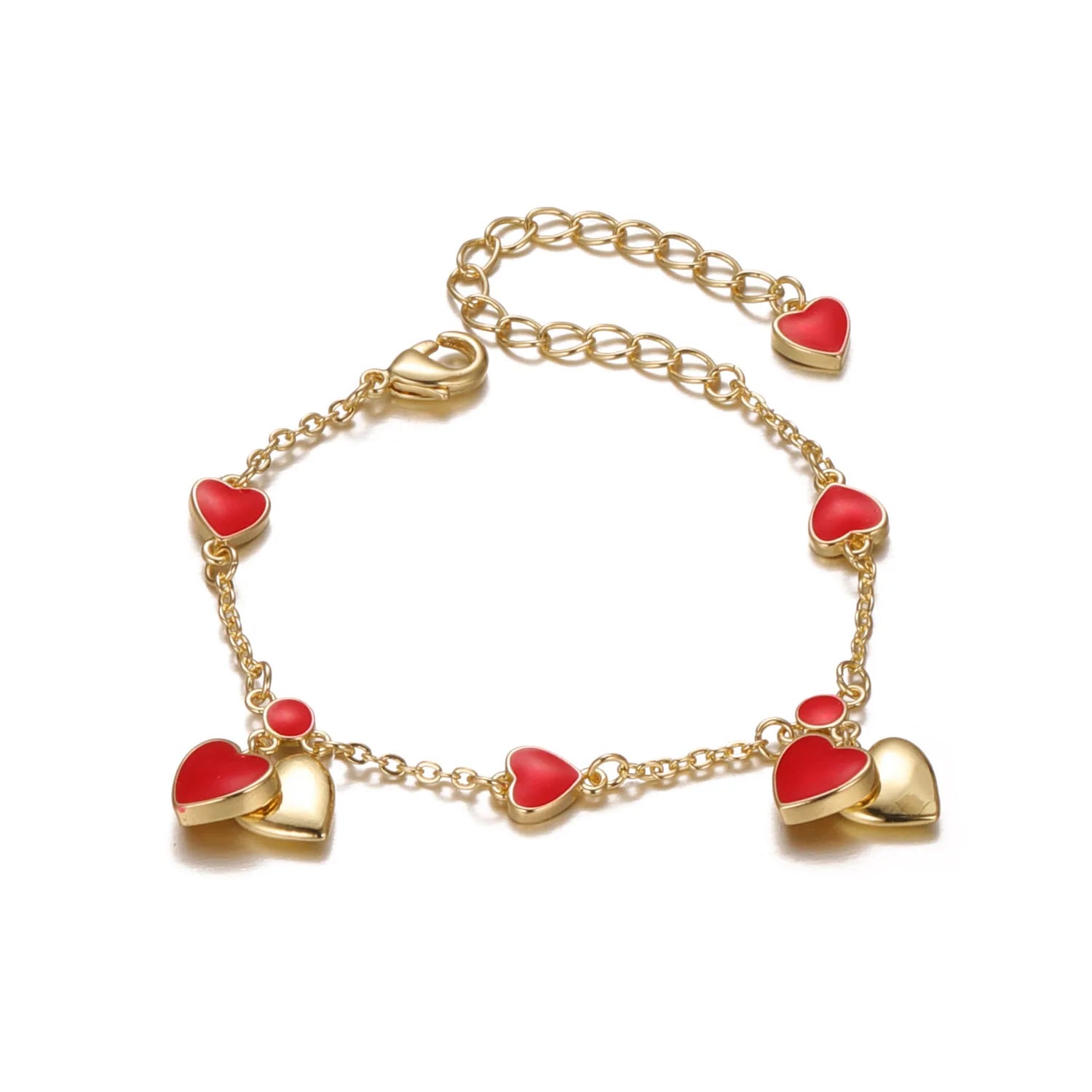 Sweet Heart Charm Bracelet