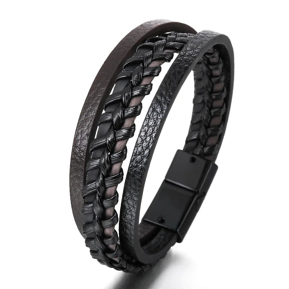 Premium Braided Leather Bracelet