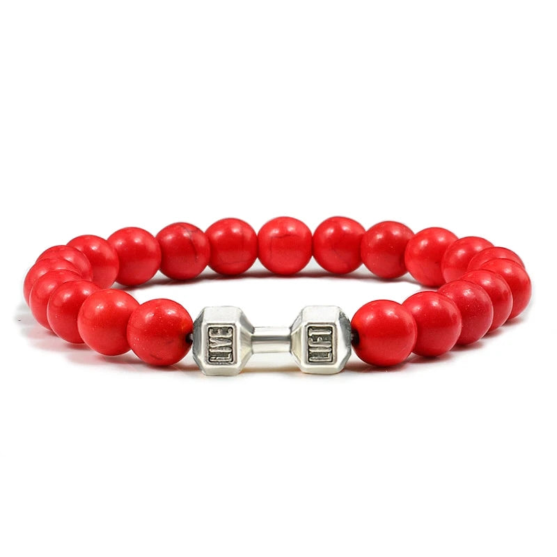 Fitness Power Bead Bracelet