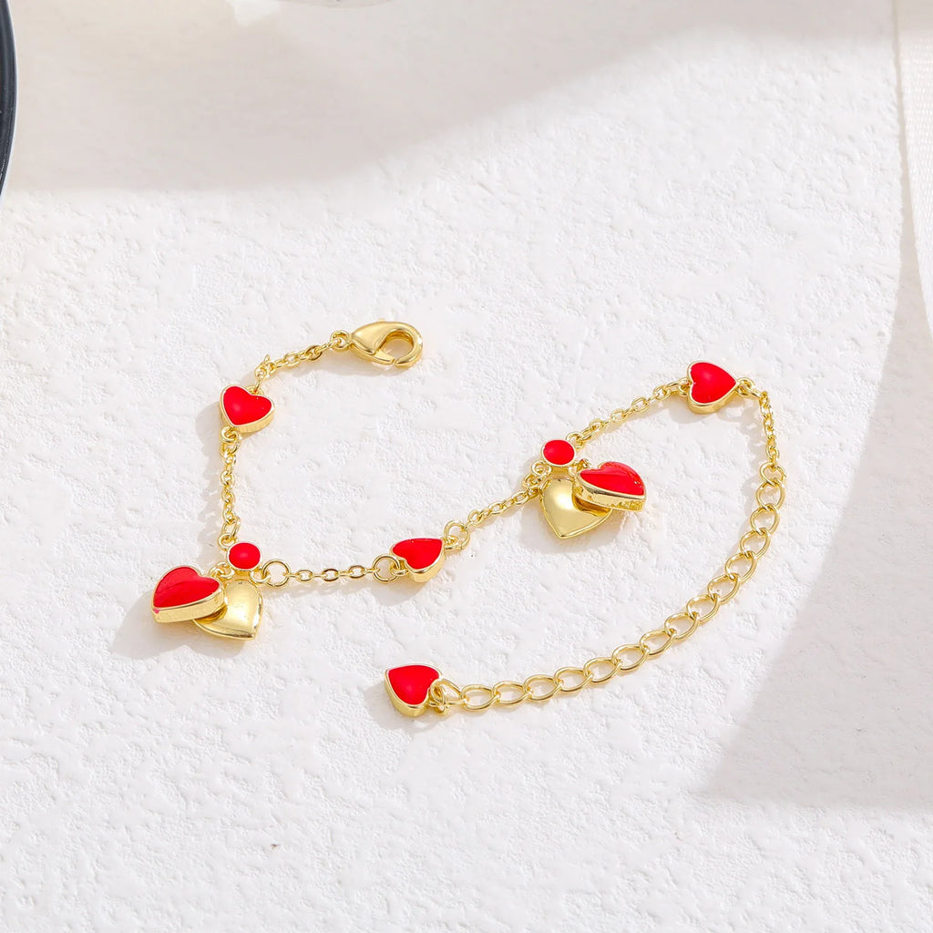 Sweet Heart Charm Bracelet
