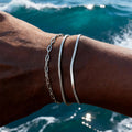 Silver Wave Bracelet