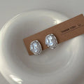 Pearl Luxe Earrings Silver