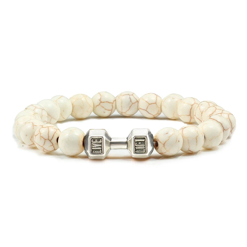 Fitness Power Bead Bracelet