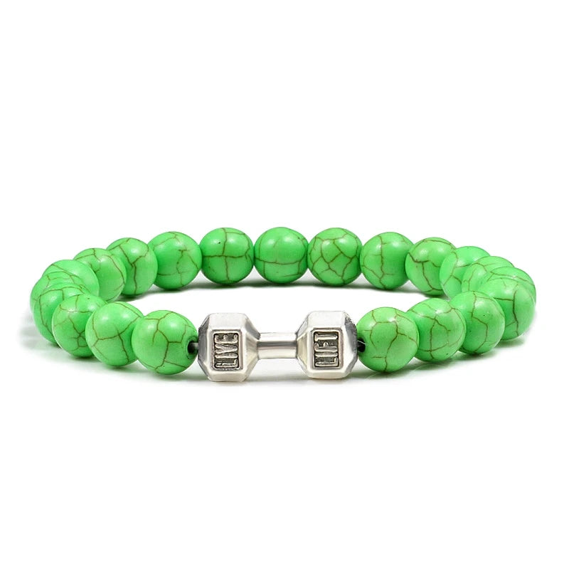 Fitness Power Bead Bracelet