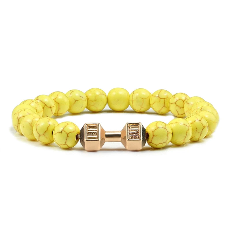Fitness Power Bead Bracelet