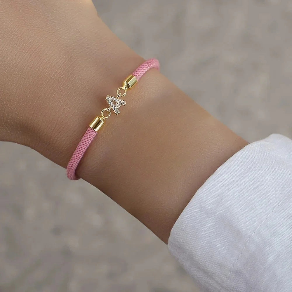 Personalized Initial Charm Bracelet