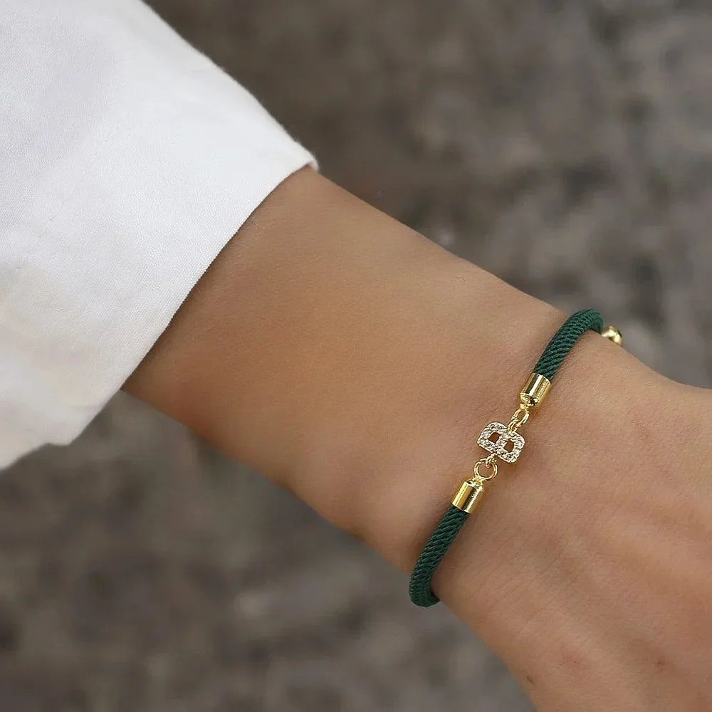 Personalized Initial Charm Bracelet