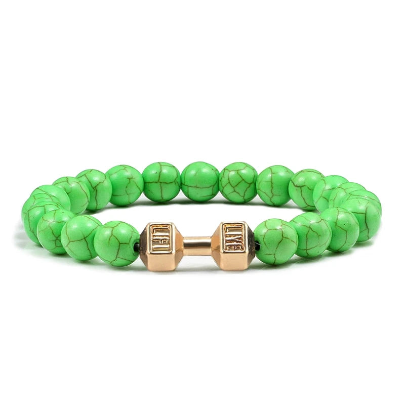 Fitness Power Bead Bracelet