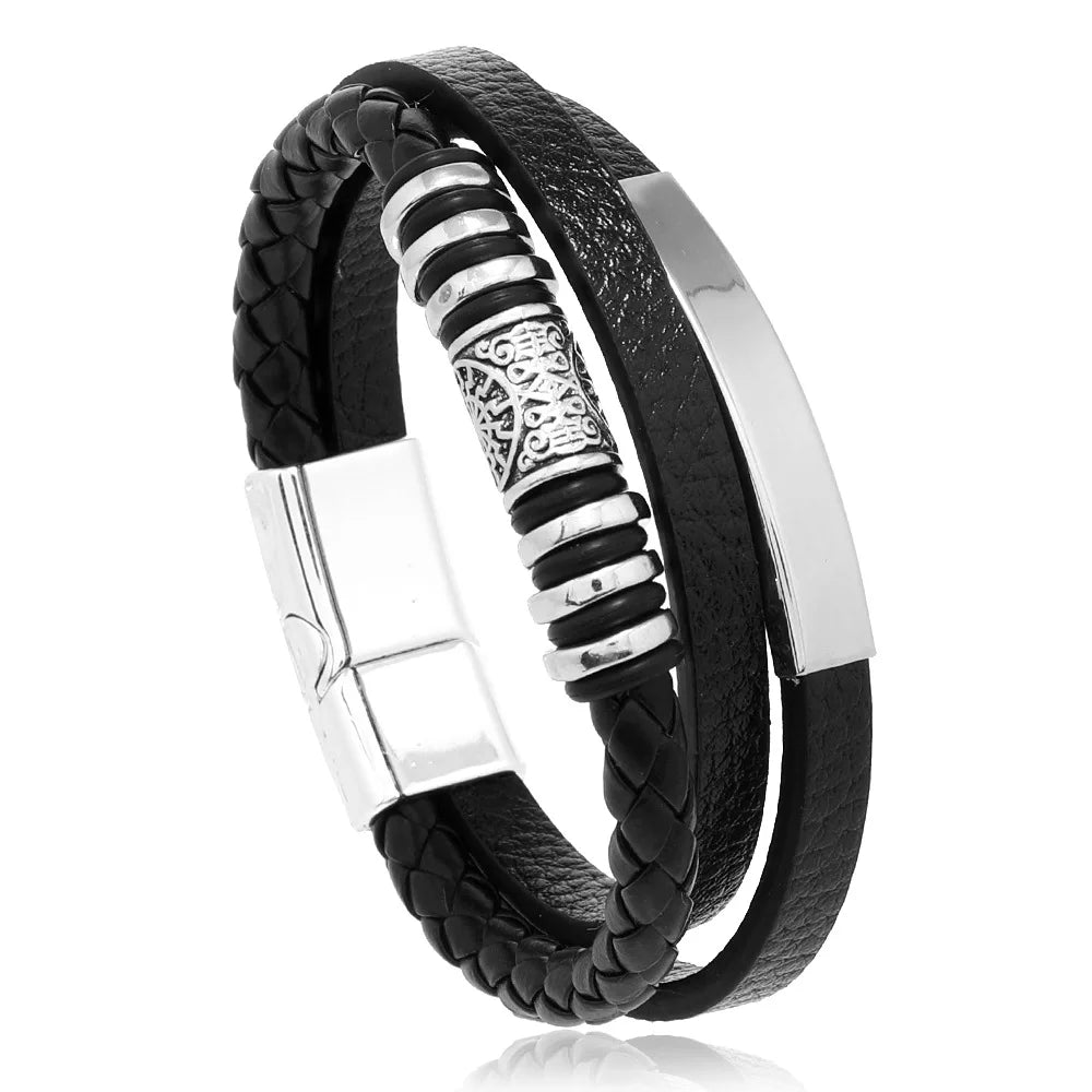 Premium Braided Leather Bracelet
