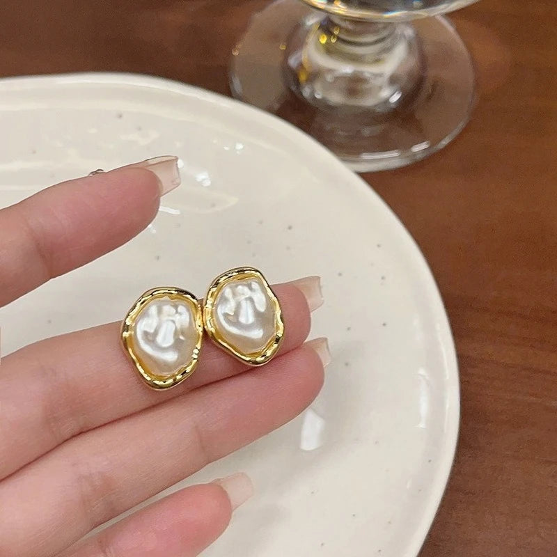 Silver Halo Earrings