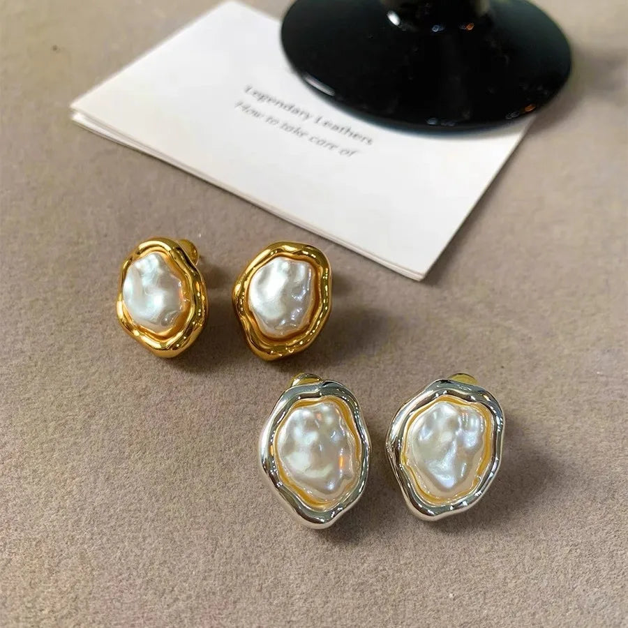 Silver Halo Earrings