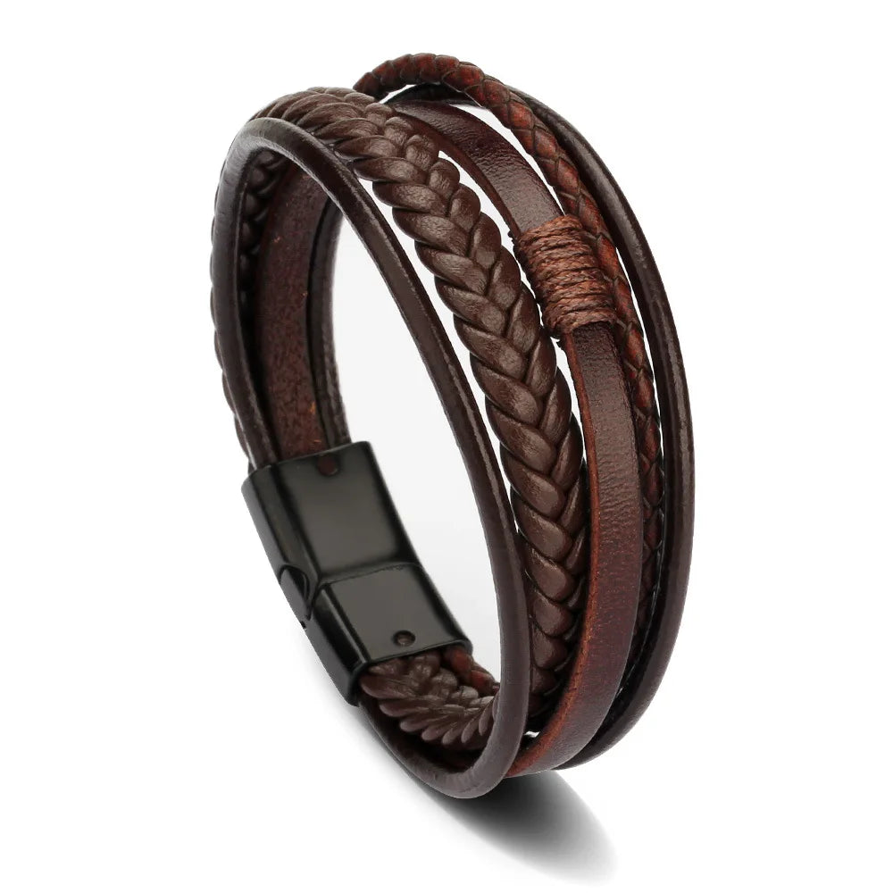 Premium Braided Leather Bracelet