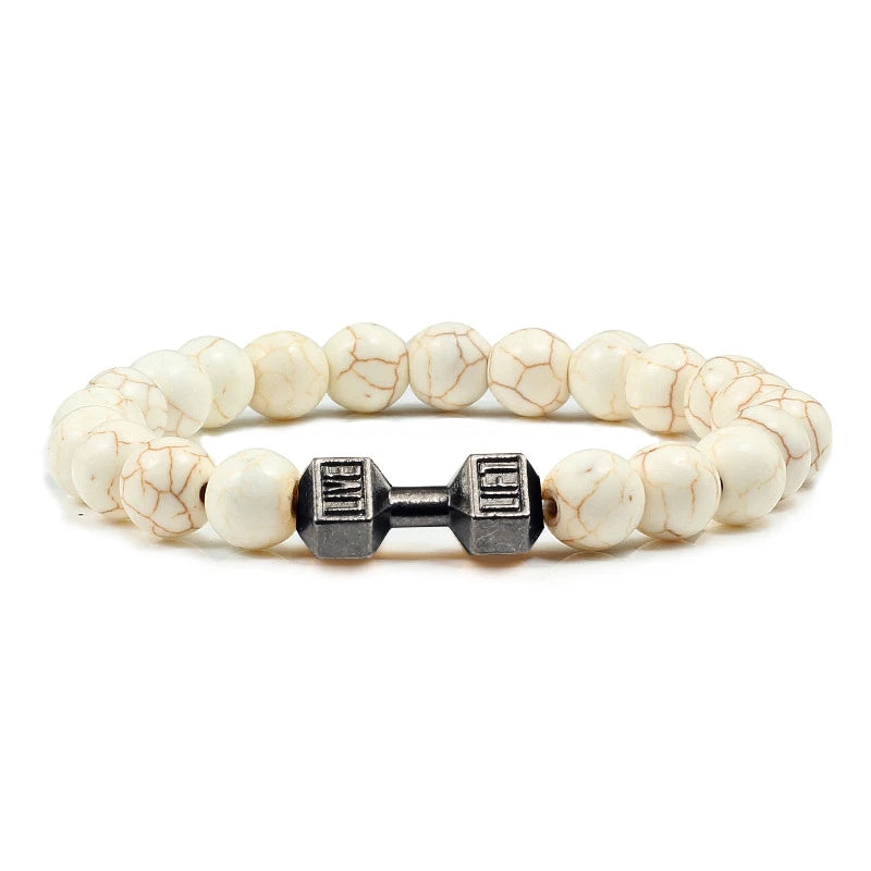 Fitness Power Bead Bracelet