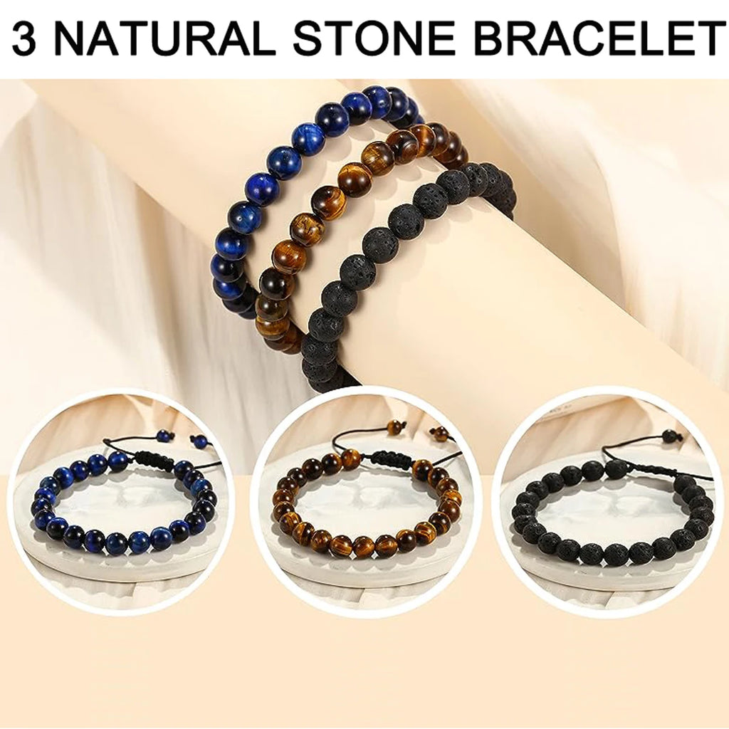 Natural Tiger Eye Bead Bracelet
