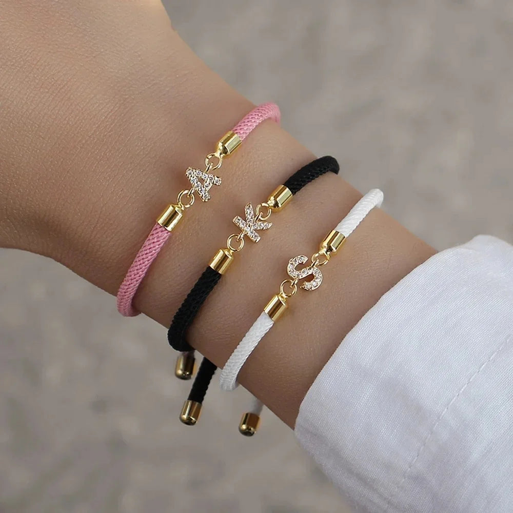 Personalized Initial Charm Bracelet