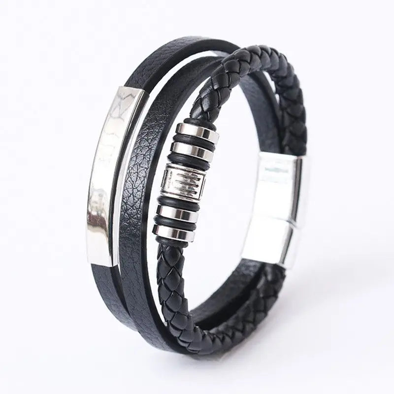 Premium Braided Leather Bracelet